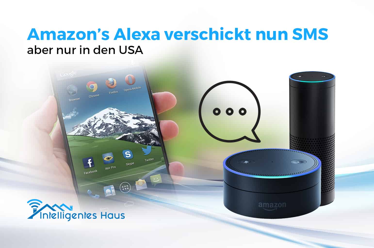 Alexa macht SMS Versand möglich