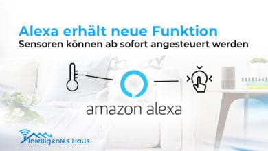 Sensoren sind mit Alexa nutzerbar