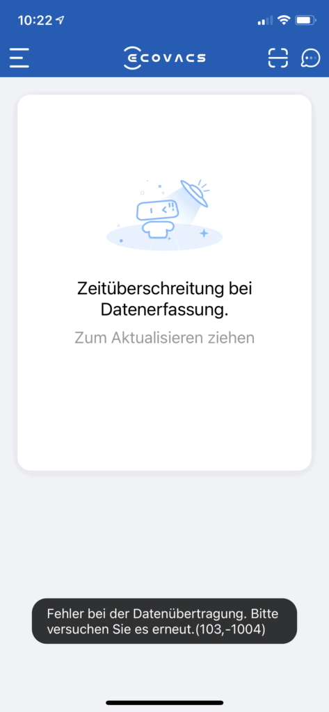 Ecovacs Home App Kopplungsprobleme