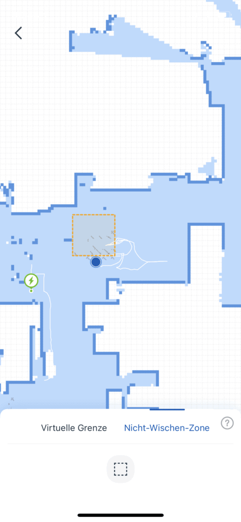 Ecovacs Home App - Virtuelle Grenzen