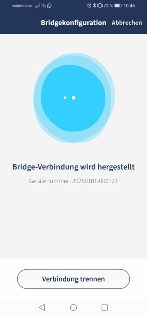 Tedee App Bridge koppeln