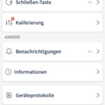 Tedee App Einstellungen