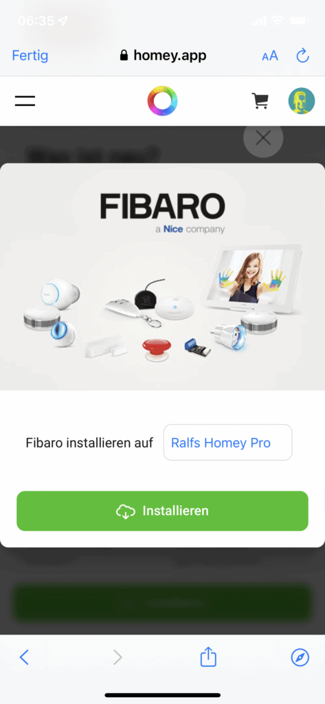 Fibaro App for Homey
